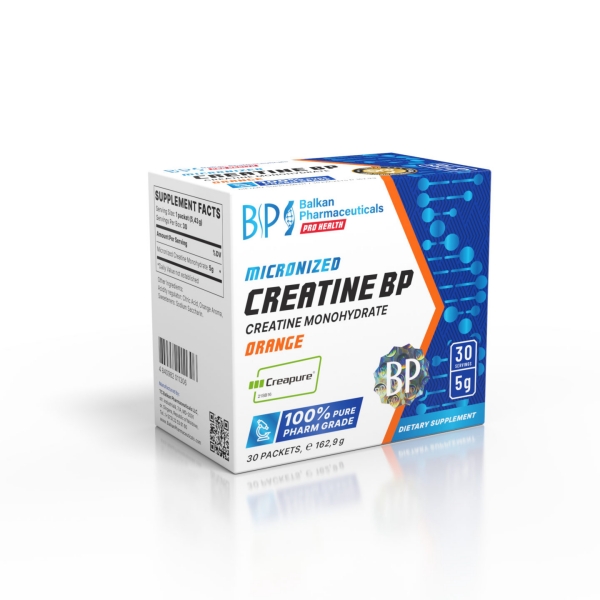 Balkan Pharmaceuticals Micronized Creatine BP 30 Plicuri | Creatina monohidrata micronizata Creapure
