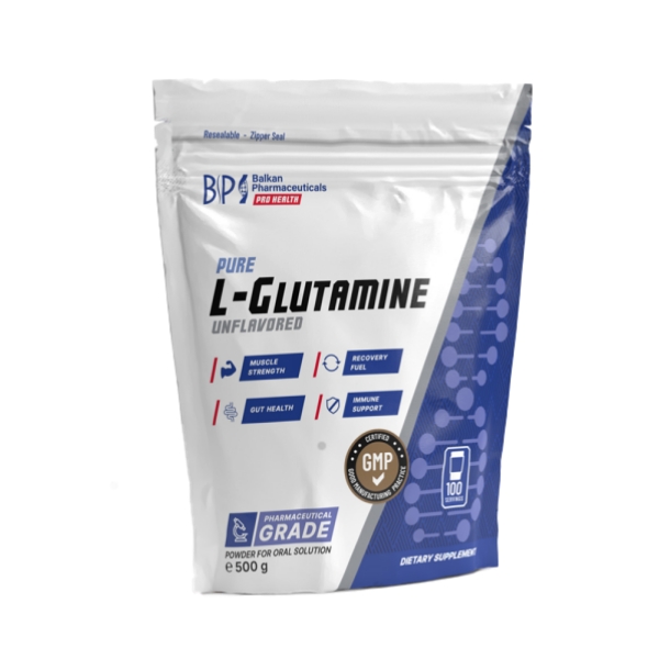 Pure L-Glutamine Balkan Pharmaceuticals Unflavored 500 g