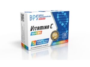 Balkan Pharmaceuticals Vitamina C 1000 mg, 30 comprimate filmate
