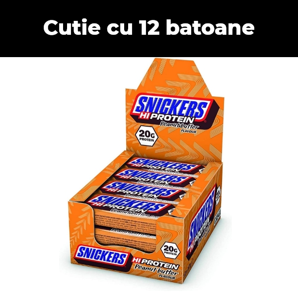Snickers Hi Protein Bar Peanut Butter 57 g | Baton proteic