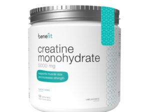Benefit Creatine Monohydrate 5000 mg Unflavoured 250 g | Creatina monohidrata  (Classic Series)