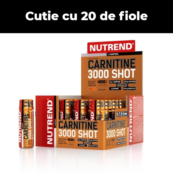 Nutrend Carnitine 3000 Shot 60 ml | Carnitina lichida