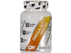 Dorian Yates Nutrition Omega-3 Fish Oil 1000 mg, 60 Softgels | Ulei de peste