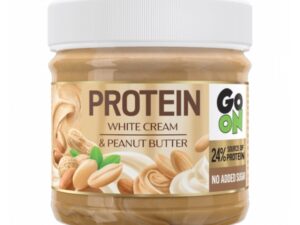 GO ON Protein White Cream & Peanut Butter 180 g | Crema proteica cu arahide prajite