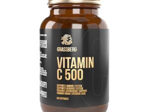 Grassberg Vitamin C 500 mg, 60 Caps | Vitamina C