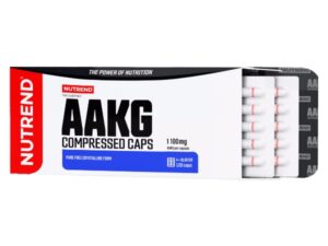 Nutrend AAKG Compressed 120 Caps | L-Arginina Alfa-Ketoglutarat