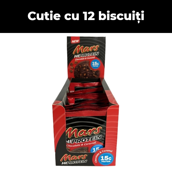 Mars Hi Protein Chocolate & Caramel Cookie 60 g | Biscuit proteic