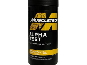 MuscleTech AlphaTest 120 Veggie Caps | Suport pentru testosteron