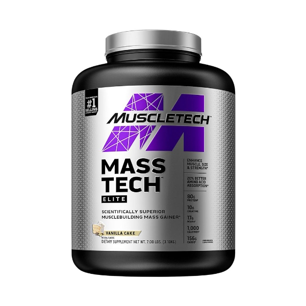 MuscleTech Mass Tech Elite 3.18 kg | Gainer