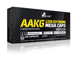 Olimp Sport Nutrition AAKG 1250 Extreme Mega Caps 120 Caps | L-Arginina Alfa-Ketoglutarat