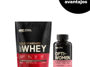ON Gold Standard 100% Whey 450 g + ON Opti-Women 60 Caps