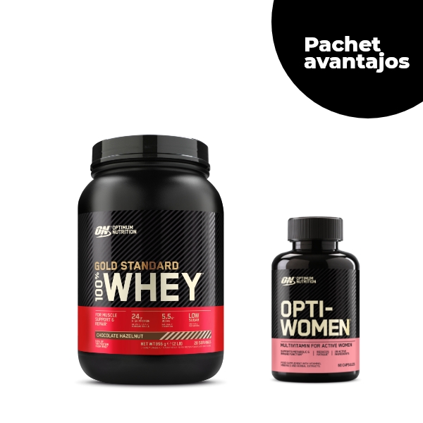 ON Gold Standard 100% Whey 0.9 kg + ON Opti-Women 60 Caps