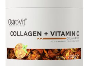 OstroVit Collagen + Vitamin C 200 g | Colagen hidrolizat & vitamina C