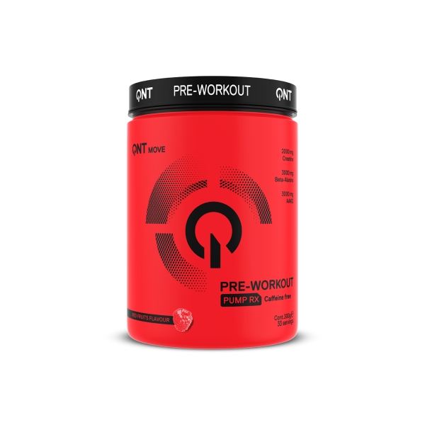 Move by QNT Pre-Workout Pump RX Red Fruits 300 g | Pre-Workout fara cofeina