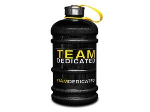 Sticla pentru hidratare Team Dedicated Matt Black 2.2 L