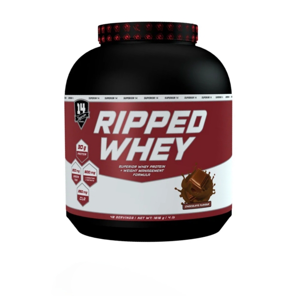 Superior14 Ripped Whey 1.8 kg | Proteina din zer cu formula de slabit