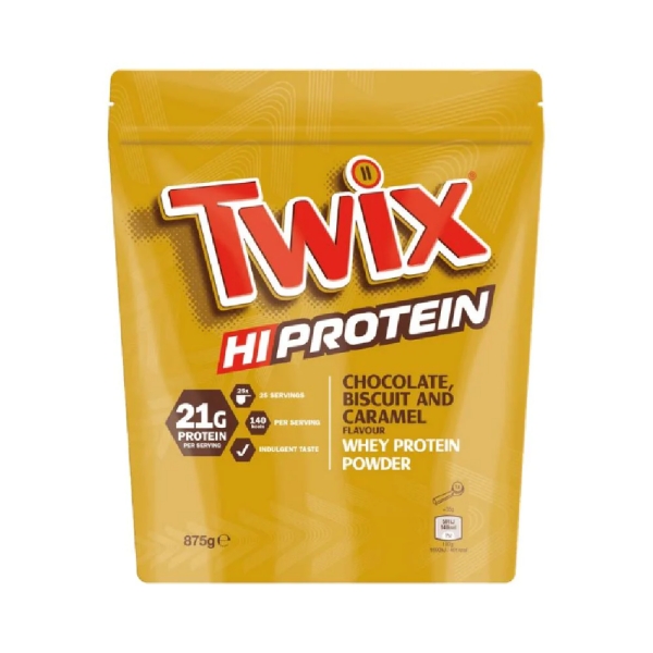 Twix Hi Protein Chocolate, Biscuit and Caramel 875 g | Proteina din zer