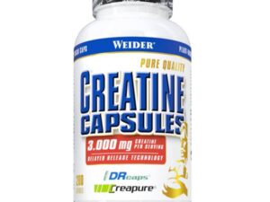 Weider Creatine Creapure 3000 mg, 100 Caps | Creatina monohidrata pura