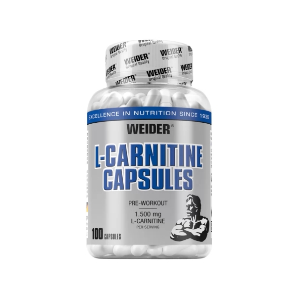 Weider L-Carnitine 1500 mg, 100 Caps | L-Carnitina