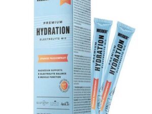 Weider Premium Hydration Orange Passionfruit 10 x 7 g | Bautura instant cu electroliti pentru hidratare
